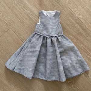 Tartine et Chocolat sleeveless blue / white sleeveless dress! Size 6